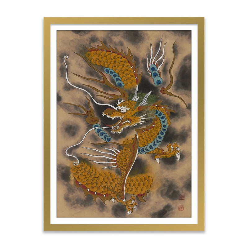 Korean Dragon Art Print